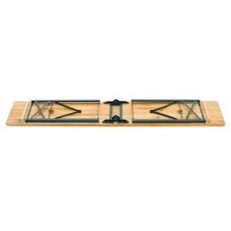 Extra Large Patio Folding Wood Furniture Bistro Dining Table Outdoor Garden - thumbnail 5