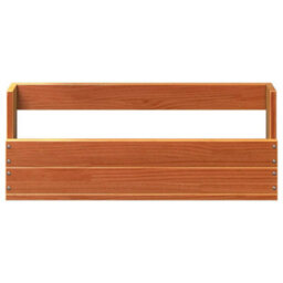 Berkfield Wall-Mounted Shoe Racks 2 Pcs Wax Brown 59X8.5X23.5 Cm Solid Wood Pine - thumbnail 6