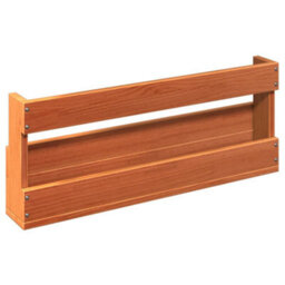 Berkfield Wall-Mounted Shoe Racks 2 Pcs Wax Brown 59X8.5X23.5 Cm Solid Wood Pine - thumbnail 8
