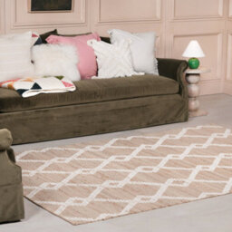 Kirrily Flatwoven Trellis Wool Pattern Natural Jute Rug 260X180Cm - thumbnail 3