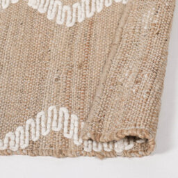 Kirrily Flatwoven Trellis Wool Pattern Natural Jute Rug 260X180Cm - thumbnail 5