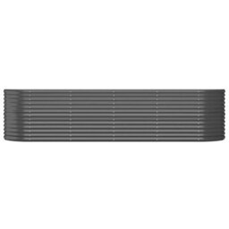 Walplus Garden Raised Bed Galvanised Steel 296X80X68 Cm Anthracite - thumbnail 3