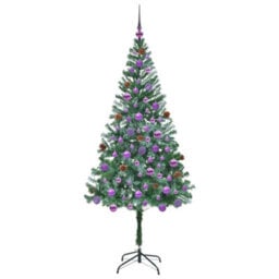 Vidaxl Artificial Christmas Tree With Stand Green 180 Cm Pvc And Steel - thumbnail 4
