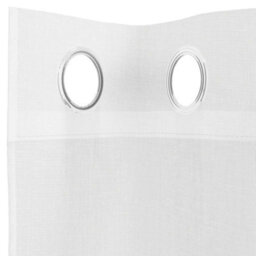 Walplus Voile Curtains With Grommets 2 Pcs White - thumbnail 5