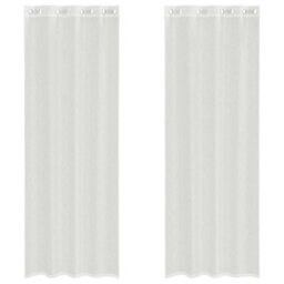 Walplus Voile Curtains With Grommets 2 Pcs White - thumbnail 2