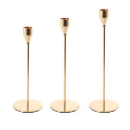 3 Piece Tulip Candle Holder Set Modern Nordic Style For Home Dinner Party Decor - thumbnail 4