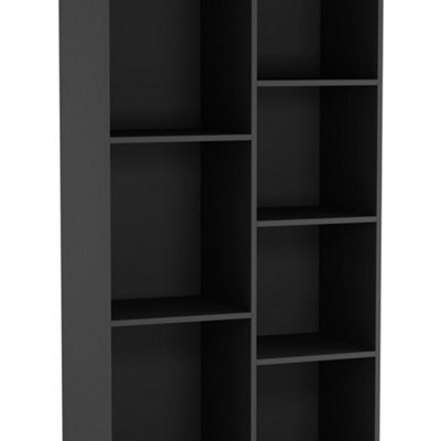 Urbn-Living Urbnliving - Black - Tall 7 -Cube Bookcase - image 1