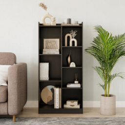 Urbn-Living Urbnliving - Black - Tall 7 -Cube Bookcase - thumbnail 4