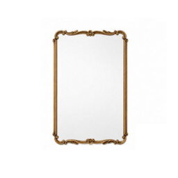 Melody Maison Antique Gold Ornate Framed Wall Decorative Mirror - 90Cm X 60Cm - thumbnail 9