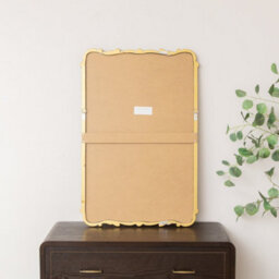 Melody Maison Antique Gold Ornate Framed Wall Decorative Mirror - 90Cm X 60Cm - thumbnail 7