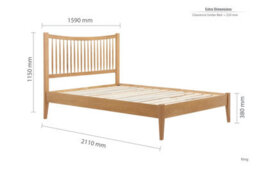 Birlea Berwick King Bed Frame In Oak - thumbnail 9