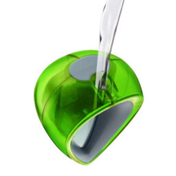 Smart Living Water Powered Multi Function Digital Battery-Free Drop Shape Desk Clock - Green - thumbnail 3