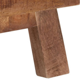 Berkfield Tv Cabinet 110X30X40 Cm Rough Mango Wood - thumbnail 9