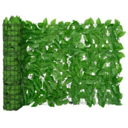 Berkfield Balcony Screen With Green Leaves 200X75 Cm - thumbnail 2