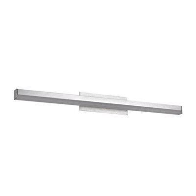 Luminosa Lighting Luminosa Modern Led Wall Lamp Brushed Silver, Warm White 3000K 960Lm