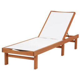 Costway Patio Fabric Chaise Lounge Chair Outdoor 5-Position Adjustable Recliner - thumbnail 2