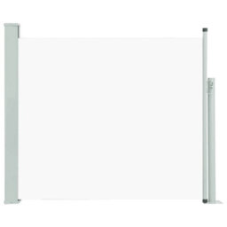 Walplus Patio Retractable Side Awning Garden Sun Shade Canopy Gazebo For Back Door, Porch, Patio 100X300 Cm Cream - thumbnail 2