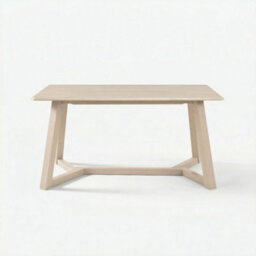 Furniturebox Uk Lulworth Whitewashed Wood Dining Table 6 Cream Beaumont Chairs - thumbnail 4