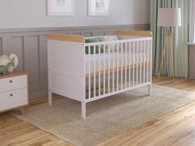 Love For Sleep Levi Cot Bed 120X60Cm With Microfiber Quilted Mattress - image 1