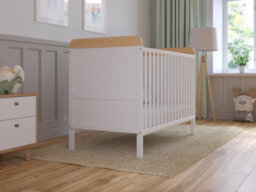 Love For Sleep Levi Cot Bed 120X60Cm With Microfiber Quilted Mattress - thumbnail 4