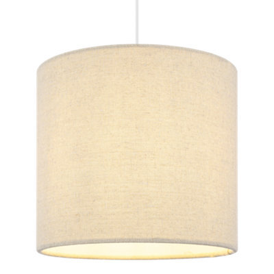 GoodHome Kpezin Neutral Round Lamp Shade (D)15Cm - image 1