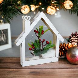 Netagon Xmas Haus Festive Light Up Led Window - thumbnail 1