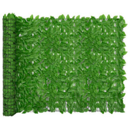 Berkfield Balcony Privacy Screen With Green Leaves 300X150 Cm - thumbnail 2