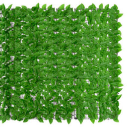 Berkfield Balcony Privacy Screen With Green Leaves 300X150 Cm - thumbnail 3