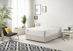 Somnior Beds Somnior Plush Silver Memory Foam Divan Bed With Mattress And 2 Drawers - Double - thumbnail 2