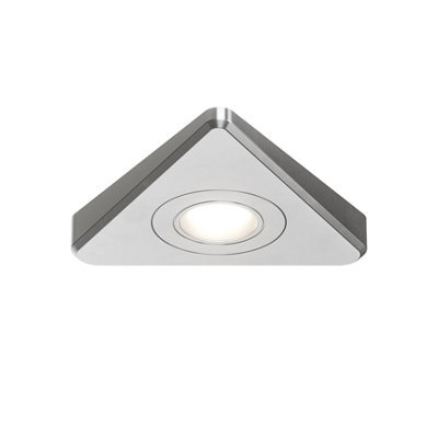 Sensio Nexus Stainless Steel Effect Mains-Powered Led Variable White Under Cabinet Light Ip20 (L)147mm (W)140mm, Pack Of 3 - image 1