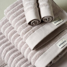 Misona Organic Cotton Bath Sheet - Light Grey - thumbnail 4