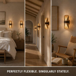 Amorly 2 Pack Bohemian Rustic Farmhouse Wall Sconce, Boho Decorative Lighting Fixture For Bedroom, Bathroom, Living Room, Hallway - thumbnail 9