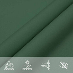 Berkfield Sun Shade Sail Dark Green 7X5X5 M 100% Polyester Oxford - thumbnail 7