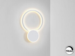 Luminosa Lighting Luminosa Omnio Integrated Led Wall Lamp White 3000K - Uk Stock - thumbnail 3
