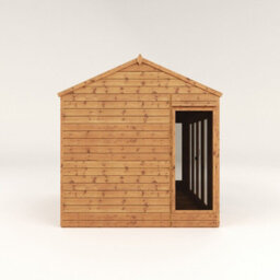 Waltons 10 X 8 Wooden Summerhouse Bifold Double Doors Reverse Apex Tongue And Groove Garden Room - thumbnail 8