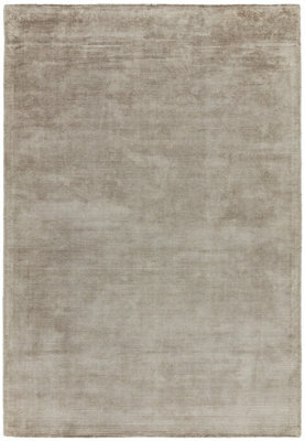 Smoke Plain Modern Handmade Easy To Clean Rug For Living Room And Bedroom-120Cm X 170Cm