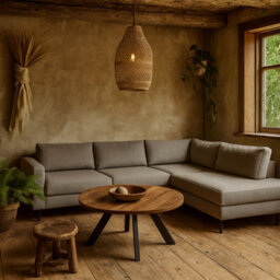 Wyld Haus San Sebastian Right-Hand Corner Sofa Upholstered In Light Grey Fabric - thumbnail 1