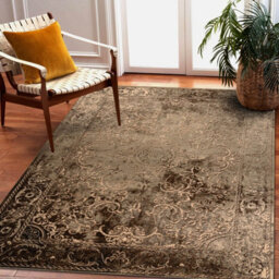 RugsX Wool Carpet Omega Lumier Ornament Vintage Cognac Brown Green 200X300 Cm - thumbnail 1