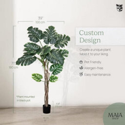 Artificial Plant Monstera, Maia Shop For Home And Office Decoration, 180Cm - thumbnail 5