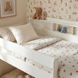 Nöa & Nani Minna Space Saving Bunk Bed With Storage Units In White - thumbnail 2