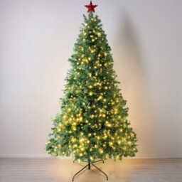 Pelle & Sol 4/5/6/7Ft Pre Lit Artificial Xmas Tree 400/760/1142/1560 Alaskan Pine Tip 200/300/400/600 Led 8 Light Mode With Timer - thumbnail 9