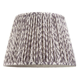 Loops 40Cm Handcrafted Pearl Grey Tapered Lamp Shade With Elegant Pleated Design - thumbnail 5