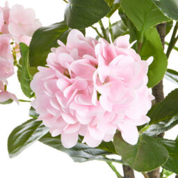 Beliani Artificial Plant Hortensium 90 Cm Pink - thumbnail 4