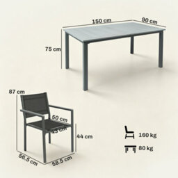 Outsunny Garden Dining Set With Acacia Wood Table Top, Stackable Chairs - thumbnail 3
