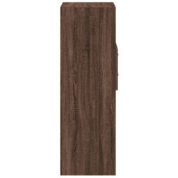 Berkfield Highboard Brown Oak 40X42.5X124 Cm Engineered Wood - thumbnail 5