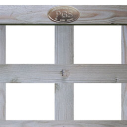 Premier Garden Supplies Flat Top Wooden Trellis Panel 6Ft X 3Ft (5 Pack) Privacy Square Lattice Fencing Topper Extension For Climbing Plant Support - thumbnail 4