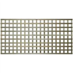 Premier Garden Supplies Flat Top Wooden Trellis Panel 6Ft X 3Ft (5 Pack) Privacy Square Lattice Fencing Topper Extension For Climbing Plant Support - thumbnail 9