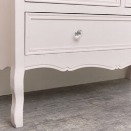 Melody Maison Large Pink 6 Drawer Chest Of Drawers - Sophia Pink Range - thumbnail 6