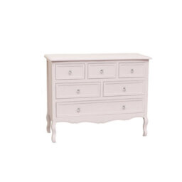 Melody Maison Large Pink 6 Drawer Chest Of Drawers - Sophia Pink Range - thumbnail 8