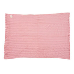 Thehotsale Flannel Super Soft Warm Reversible Fluffy Striped Throw Blanket Pink 150Cm W X 100Cm D Livingroom Bedroom Patio - thumbnail 7